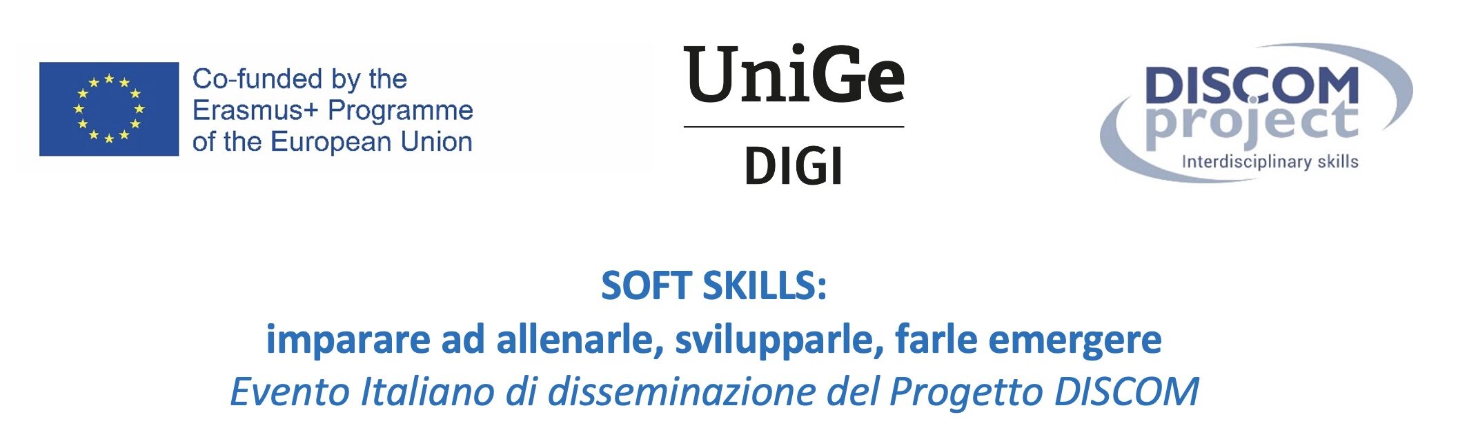 DIGI UniGe Soft Skills DISCOM Project Erasmus+